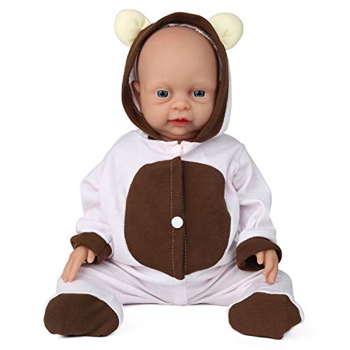 Vollence Muñeca bebé Reborn Natural de 46 cm Que Parece Real. Libre de PVC. Similar a un bebé Real Lleno de Peso. Muñeca bebé Muy Mona Hecho a Mano con Ropa – Chica Vollence Muñeca bebé Reborn Natural de 46 cm Que Parece Real. Libre de PVC. Similar a un bebé Real Lleno de Peso. Muñeca bebé Muy Mona Hecho a Mano con Ropa – Chica