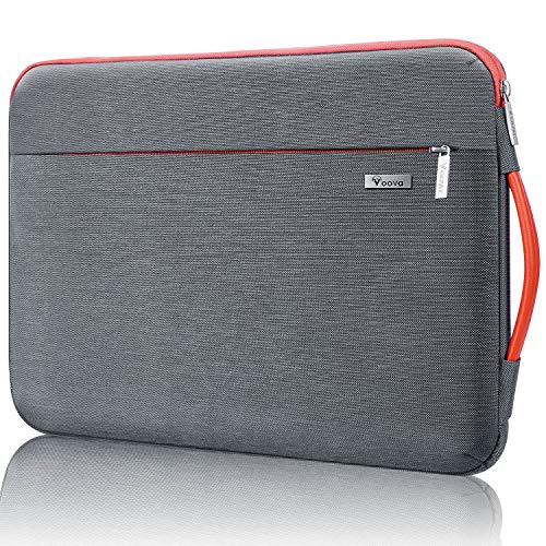 Voova Protectora de 360° Funda Portatil 14-15.6 Pulgada, Maletín Ordenador Compatible con 16" Macbook Pro 2020/15" Surface Book 3 2/XPS, Sleeve para HP Acer ASUS Chromebook con Asa, Gris Voova Protectora de 360° Funda Portatil 14-15.6 Pulgada, Maletín Ordenador Compatible con 16" Macbook Pro 2020/15" Surface Book 3 2/XPS, Sleeve para HP Acer ASUS Chromebook con Asa, Gris