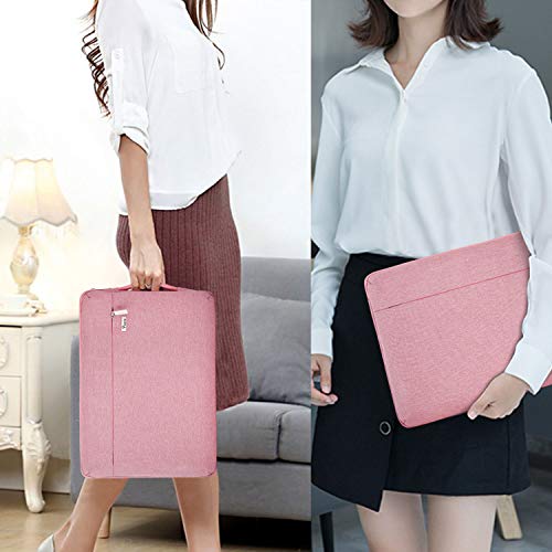 Voova Protectora de 360° Funda Portatil 14-15.6 Pulgada, Maletín Ordenador Compatible con 16" Macbook Pro 2020/15" Surface Book 3 2/XPS, Sleeve para HP Acer ASUS Chromebook con Asa, Rosado Voova Protectora de 360° Funda Portatil 14-15.6 Pulgada, Maletín Ordenador Compatible con 16" Macbook Pro 2020/15" Surface Book 3 2/XPS, Sleeve para HP Acer ASUS Chromebook con Asa, Rosado