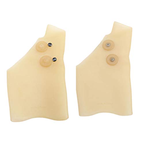 VORCOOL 1 par de muñequeras de gel soporte Impermeable de silicona gel soporte de muñequera con agujero para manos Artritis Presión alivio del dolor VORCOOL 1 par de muñequeras de gel soporte Impermeable de silicona gel soporte de muñequera con agujero para manos Artritis Presión alivio del dolor