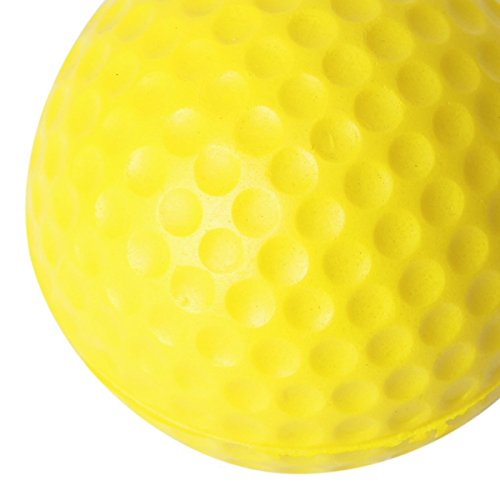 VORCOOL 10 Unidades Bolsas de Golf Pelotas de Golf Elástico Ssuave Interior Practique Amarillo