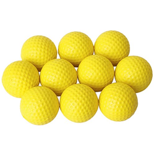 VORCOOL 10 Unidades Bolsas de Golf Pelotas de Golf Elástico Ssuave Interior Practique Amarillo VORCOOL 10 Unidades Bolsas de Golf Pelotas de Golf Elástico Ssuave Interior Practique Amarillo