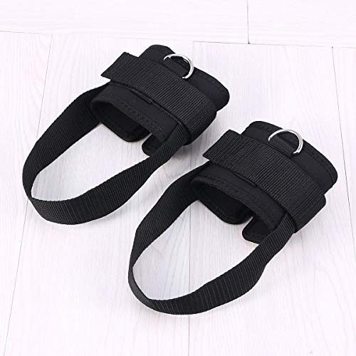 VORCOOL 2 correas de tobillo acolchadas con anillo en D para gimnasia, entrenamiento, mĂĄquinas de cables, glĂșteos y ejercicios de piernas (negro) VORCOOL 2 correas de tobillo acolchadas con anillo en D para gimnasia, entrenamiento, mĂĄquinas de cables, glĂșteos y ejercicios de piernas (negro)