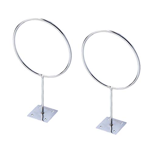 VORCOOL 2 Piezas de Acero Inoxidable de Montaje en Pared Sports Ball Rack Display Ball Holder para Baloncesto FĂștbol FĂștbol Volleyball Ejercicio Ball Ball Medicinal VORCOOL 2 Piezas de Acero Inoxidable de Montaje en Pared Sports Ball Rack Display Ball Holder para Baloncesto FĂștbol FĂștbol Volleyball Ejercicio Ball Ball Medicinal