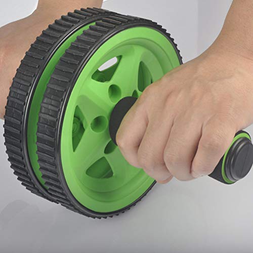 VORCOOL AB Wheel Roller Core Training Ejercicios Abdominales con Ejercicios de Ejercicios con Ruedas y Ejercicios para Perder Peso y tonificar los músculos para Hombres y Mujeres (Verde)