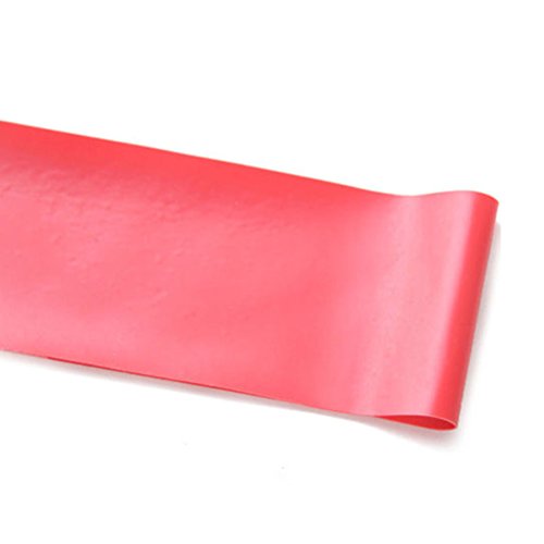 VORCOOL Banda elástica de Ejercicio físico con Banda de Resistencia para el Gimnasio en casa Yoga Deporte Ejercicio 500 * 50 * 0.5MM (Rojo)