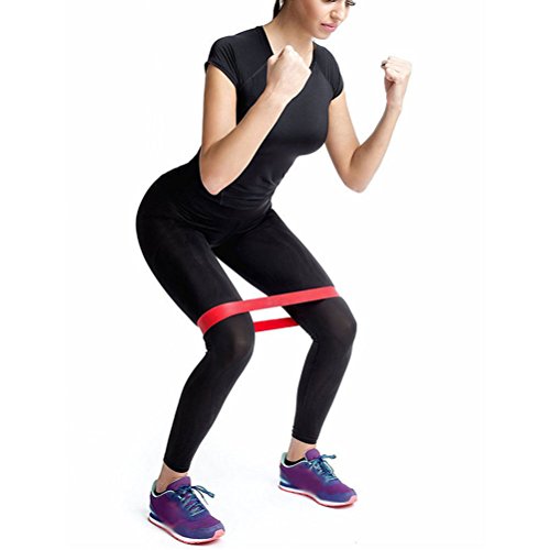 VORCOOL Banda elástica de Ejercicio físico con Banda de Resistencia para el Gimnasio en casa Yoga Deporte Ejercicio 500 * 50 * 0.5MM (Rojo) VORCOOL Banda elástica de Ejercicio físico con Banda de Resistencia para el Gimnasio en casa Yoga Deporte Ejercicio 500 * 50 * 0.5MM (Rojo)