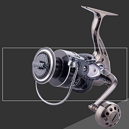 VORCOOL Carrete de pesca spinning 12 + 1 BB Light y Ultra Smooth Potente carrete de pesca de spinning de aluminio Relación de engranaje 5.2: 1 para agua salada o de agua dulce VORCOOL Carrete de pesca spinning 12 + 1 BB Light y Ultra Smooth Potente carrete de pesca de spinning de aluminio Relación de engranaje 5.2: 1 para agua salada o de agua dulce