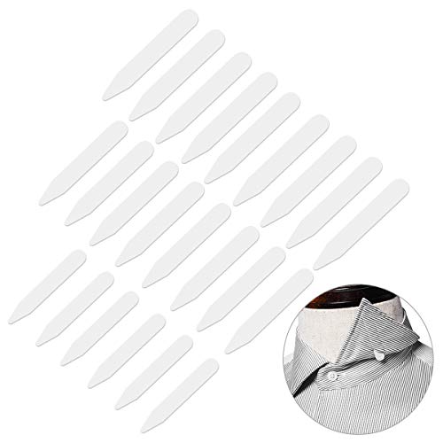 VORCOOL el cuello blanco plástico lo demás des os raidisseurs para camisa habillée para caballero en 3 tamaños – 200pcs VORCOOL el cuello blanco plástico lo demás des os raidisseurs para camisa habillée para caballero en 3 tamaños – 200pcs