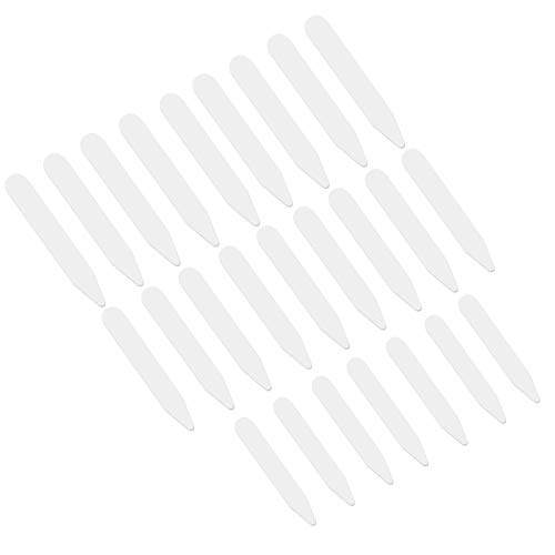 VORCOOL el cuello blanco plástico lo demás des os raidisseurs para camisa habillée para caballero en 3 tamaños – 200pcs VORCOOL el cuello blanco plástico lo demás des os raidisseurs para camisa habillée para caballero en 3 tamaños – 200pcs
