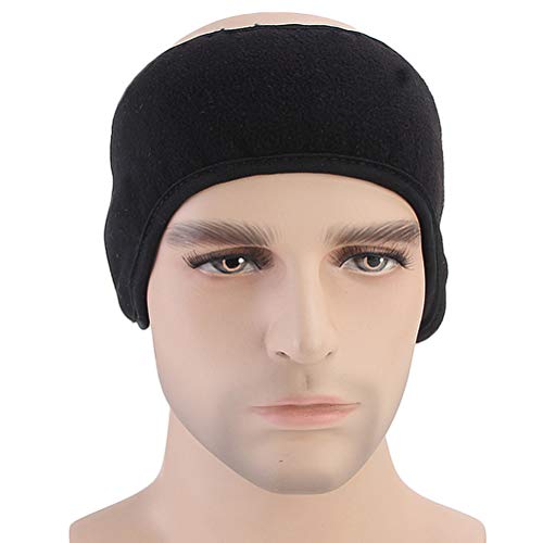 VORCOOL Fleece Ear Warmers Diadema para Hombres Mujeres Orejeras Calentadores para mantenerte abrigado para el Uso Diario, Deportes, Correr, Esquiar en Negro