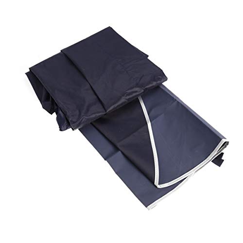 VORCOOL - Poncho con capucha para hombre y mujer, para bicicleta, impermeable, resistente al viento, resistente al viento, con tapa transparente (azul marino)