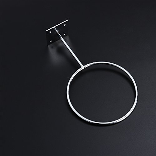 VORCOOL Sostenedor de Bola para Exhibición del Acero Inoxidable para Baloncesto Pelota de balompié Voleibol Fútbol balompié (Plata) VORCOOL Sostenedor de Bola para Exhibición del Acero Inoxidable para Baloncesto Pelota de balompié Voleibol Fútbol balompié (Plata)