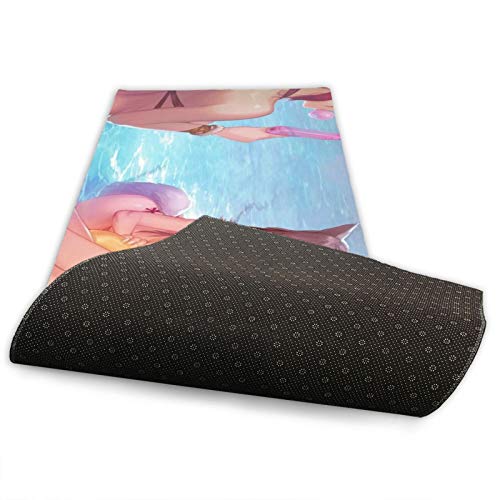 VOROY Esterilla de yoga para niñas, con diseño de anime L-O-L antideslizante y bolsa de malla de yoga para yoga, uso en el hogar, accesorios deportivos 61 x 180 cm VOROY Esterilla de yoga para niñas, con diseño de anime L-O-L antideslizante y bolsa de malla de yoga para yoga, uso en el hogar, accesorios deportivos 61 x 180 cm