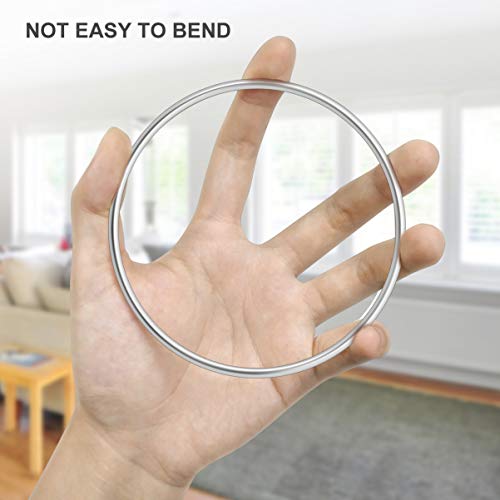VOSAREA 10pz de Anillos de atrapasueños de Metal Aros Redondos de atrapasueños Hechos a Mano DIY artesanía Accesorio atrapasueños Mandalas Manualidades 10 cm VOSAREA 10pz de Anillos de atrapasueños de Metal Aros Redondos de atrapasueños Hechos a Mano DIY artesanía Accesorio atrapasueños Mandalas Manualidades 10 cm