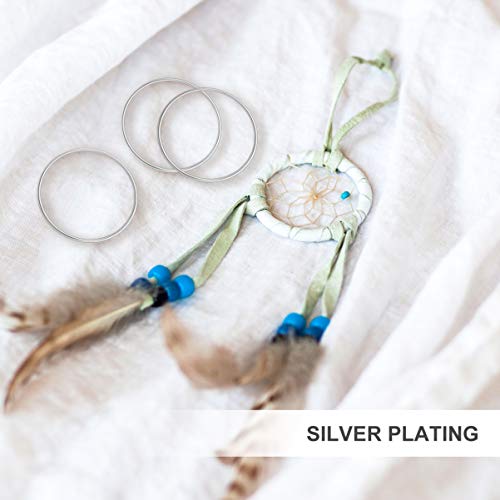 VOSAREA 10pz de Anillos de atrapasueños de Metal Aros Redondos de atrapasueños Hechos a Mano DIY artesanía Accesorio atrapasueños Mandalas Manualidades 10 cm VOSAREA 10pz de Anillos de atrapasueños de Metal Aros Redondos de atrapasueños Hechos a Mano DIY artesanía Accesorio atrapasueños Mandalas Manualidades 10 cm