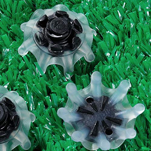 VOSAREA 20pcs Pines de Picos de Golf Gire Picos de Zapata rápida Repuestos Fácil reemplazo de Zapatos de Golf Pines Piezas (Gris Plateado) VOSAREA 20pcs Pines de Picos de Golf Gire Picos de Zapata rápida Repuestos Fácil reemplazo de Zapatos de Golf Pines Piezas (Gris Plateado)