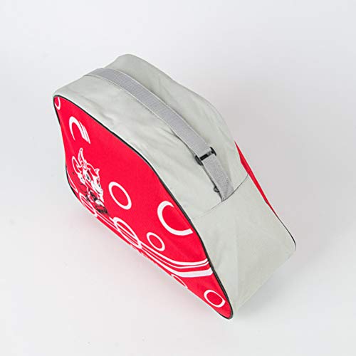 Vosarea Bolsa de Almacenamiento de Zapatos de Patinaje portátil Impresos de Moda Organizador de Almacenamiento de Correa de Hombro Ajustable Bolsa de Almacenamiento de patín de Rodillos (Rojo) Vosarea Bolsa de Almacenamiento de Zapatos de Patinaje portátil Impresos de Moda Organizador de Almacenamiento de Correa de Hombro Ajustable Bolsa de Almacenamiento de patín de Rodillos (Rojo)