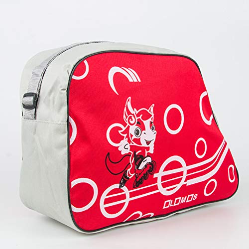 Vosarea Bolsa de Almacenamiento de Zapatos de Patinaje portátil Impresos de Moda Organizador de Almacenamiento de Correa de Hombro Ajustable Bolsa de Almacenamiento de patín de Rodillos (Rojo) Vosarea Bolsa de Almacenamiento de Zapatos de Patinaje portátil Impresos de Moda Organizador de Almacenamiento de Correa de Hombro Ajustable Bolsa de Almacenamiento de patín de Rodillos (Rojo)