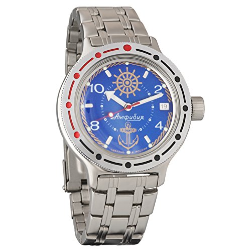Vostok Amphibian 420374 genuino reloj militar de buceo ruso 2416B/2415 200m auto cuerda reloj de pulsera Vostok Amphibian 420374 genuino reloj militar de buceo ruso 2416B/2415 200m auto cuerda reloj de pulsera