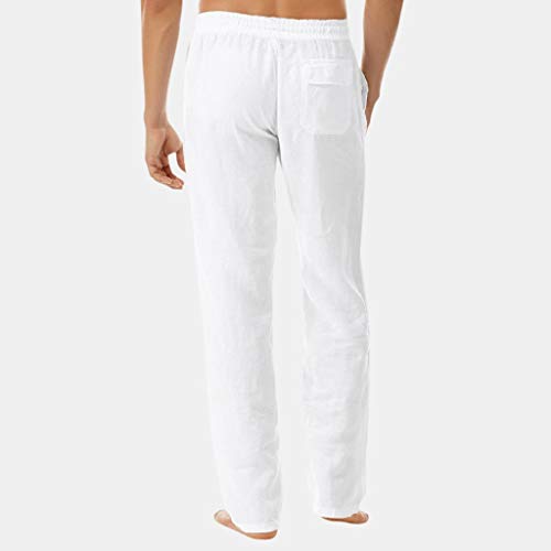 VPASS Pantalones Hombre Verano Casuales Moda Deportivos Algodón y Lino Pants Color sólido Jogging Pantalon Fitness Suelto Pantalones Largos Pantalones Ropa de Hombre VPASS Pantalones Hombre Verano Casuales Moda Deportivos Algodón y Lino Pants Color sólido Jogging Pantalon Fitness Suelto Pantalones Largos Pantalones Ropa de Hombre