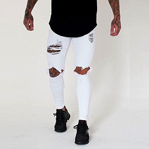 VPASS Pantalones Vaqueros para Hombre,Pantalones Casuales Moda Jeans Rotos Trend Largo Pantalones Pants Skinny Pantalon Fitness Jeans Largos Pantalones Ropa de Hombre VPASS Pantalones Vaqueros para Hombre,Pantalones Casuales Moda Jeans Rotos Trend Largo Pantalones Pants Skinny Pantalon Fitness Jeans Largos Pantalones Ropa de Hombre