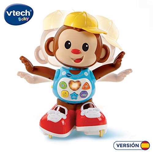 VTech Armando Patinando, Mono Interactivo Que incita al niño a Que le SIGA por Todas Partes, Color Rojo (3480-505922) VTech Armando Patinando, Mono Interactivo Que incita al niño a Que le SIGA por Todas Partes, Color Rojo (3480-505922)