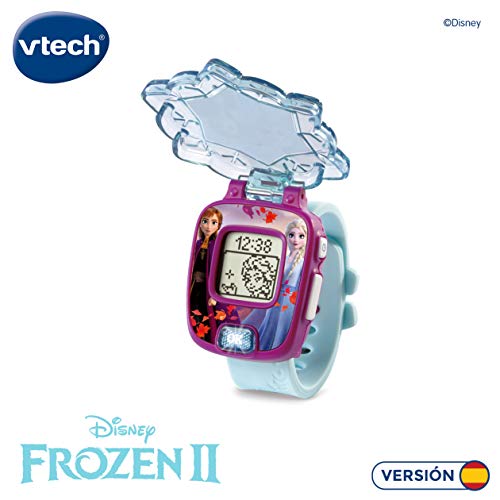 VTech- Frozen II, Anna y Elsa Reloj Mágico Educativo, Multicolor, única (3480-518822)