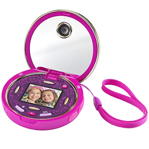 VTech - Kidizoom Pixi, doble cámara compacta de bolsillo para hacer fotos, selfis y vídeos, tapa abatible, juegos, filtros y música MP3 (80-520322) , color/modelo surtido