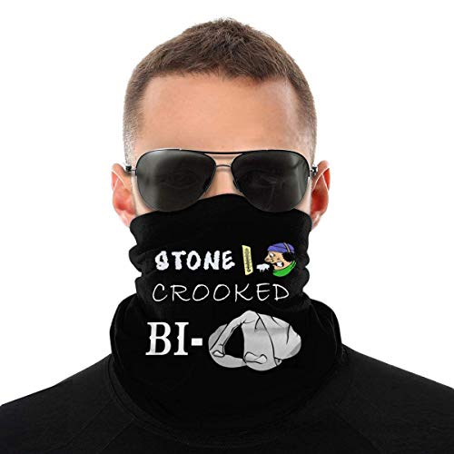 VVGETE Neck Gaiter Stone Crooked Bi-Den Polaina De Cuello Sin Costuras Festivales Unisex Pasamontañas Deportes Invierno Cálido Motocicleta Multifuncional Calentador Hombres Aire Libre Muj