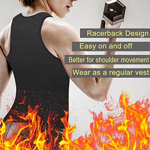WABISABI DREAMS Chaleco Neopreno Sauna, Faja Adelgazante Mujer, Compresion Reductora para Conseguir una Sudoración efectiva para Deporte Fitness Negro (L) WABISABI DREAMS Chaleco Neopreno Sauna, Faja Adelgazante Mujer, Compresion Reductora para Conseguir una Sudoración efectiva para Deporte Fitness Negro (L)