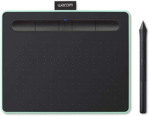 Wacom Intuos M - Tableta Gráfica Bluetooth para pintar, dibujar y editar photos con 3 softwares creativos incluidos para descargar, Windows & Mac, óptima para oficina en casa y e-learning, pistacho