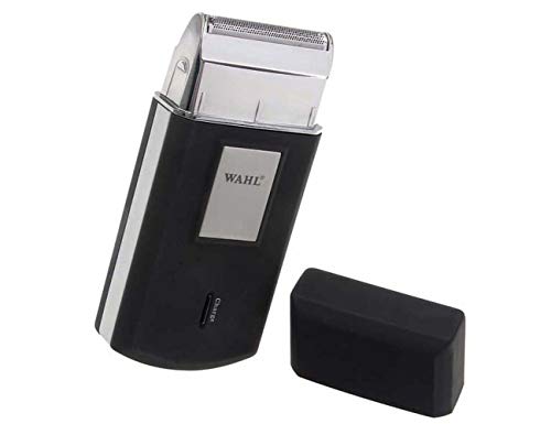 Wahl 03615-1016 - Máquina de afeitar de láminas, negro y plata Wahl 03615-1016 - Máquina de afeitar de láminas, negro y plata