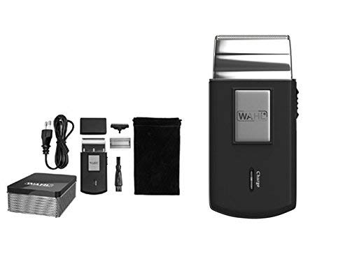 Wahl 03615-1016 - Máquina de afeitar de láminas, negro y plata Wahl 03615-1016 - Máquina de afeitar de láminas, negro y plata