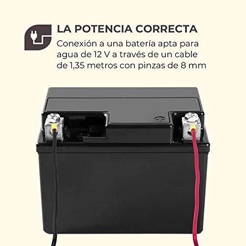 Waldbeck Barracuda - Motor fueraborda eléctrico, Acelerador TripleBlade, 5 Marchas hacia Delante, 2 Marchas hacia atrás, Inclinable 90°, Altura Regulable 5-70 cm, 12 V, 50 lbs (222,5 N), Negro Waldbeck Barracuda - Motor fueraborda eléctrico, Acelerador TripleBlade, 5 Marchas hacia Delante, 2 Marchas hacia atrás, Inclinable 90°, Altura Regulable 5-70 cm, 12 V, 50 lbs (222,5 N), Negro