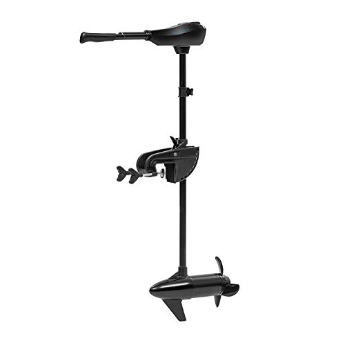 Waldbeck Barracuda - Motor fueraborda eléctrico, Acelerador TripleBlade, 5 Marchas hacia Delante, 2 Marchas hacia atrás, Inclinable 90°, Altura Regulable 5-70 cm, 12 V, 50 lbs (222,5 N), Negro Waldbeck Barracuda - Motor fueraborda eléctrico, Acelerador TripleBlade, 5 Marchas hacia Delante, 2 Marchas hacia atrás, Inclinable 90°, Altura Regulable 5-70 cm, 12 V, 50 lbs (222,5 N), Negro