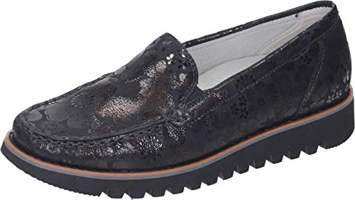 Waldläufer Zapatillas para mujer., color Negro, talla 42.5 EU Weit Waldläufer Zapatillas para mujer., color Negro, talla 42.5 EU Weit