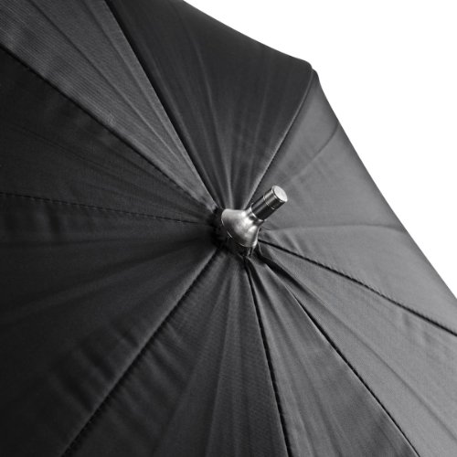 Walimex Pro - Paraguas 2 en 1 de 150 cm (Transparente y réflex), Blanco y Negro