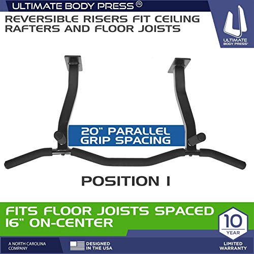 Wall Pull Up Bar Barra De Tracción I Barra De Dominadas Pared con Material De Montaje Incluido para Kipping-Pullups Y Muscle-Ups Puede Soportar 200 Kg A