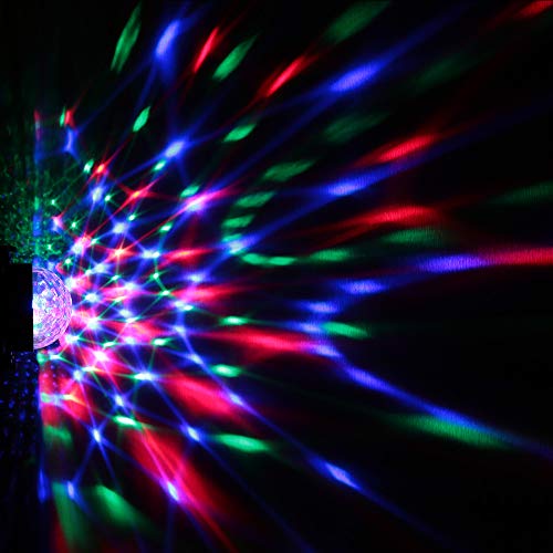 Walmeck 3W RGB Control Remoto Mini LED Bola mágica lámpara Efecto luz de la Etapa para Discoteca KTV Club Barra Inicio Partido Walmeck 3W RGB Control Remoto Mini LED Bola mágica lámpara Efecto luz de la Etapa para Discoteca KTV Club Barra Inicio Partido