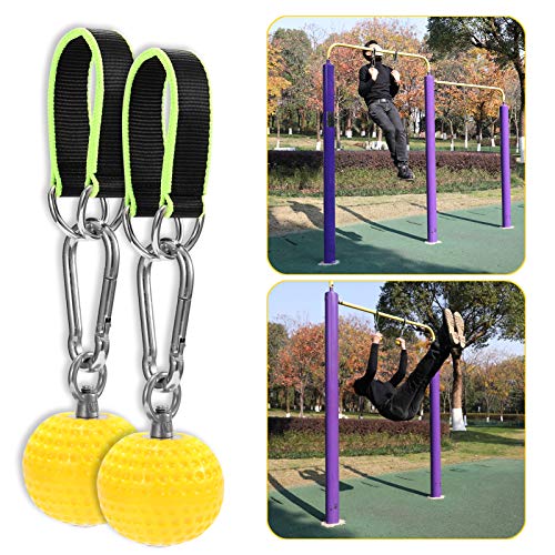 Walmeck 72 mm / 97 mm Brazo de Entrenamiento y músculos de la Espalda Pull-ups Fortalecer la Pelota Escalada de muñeca Entrenamiento con los Dedos Agarre de la Mano Bola de Fuerza Antideslizante