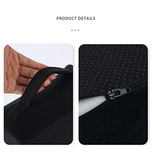 WANGXNCase Cojín Hemorroides, Cojín De Belleza para La Cadera, Cojín para La Rodilla, Almohada Ortopédica para Piernas con Contorno De Cuña Y Funda Lavable, Reduce El Dolor del Embarazo