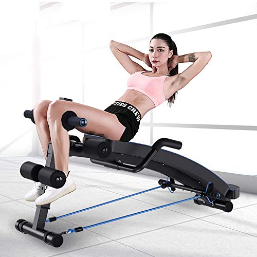 WANGY Banco de Mancuernas Ajustables con cordón y Tensor, Tablero de Abdominales Inclinado, Equipos de Aptitud física y Tablero Muscular Abdominal para Entrenamiento de Fuerza WANGY Banco de Mancuernas Ajustables con cordón y Tensor, Tablero de Abdominales Inclinado, Equipos de Aptitud física y Tablero Muscular Abdominal para Entrenamiento de Fuerza