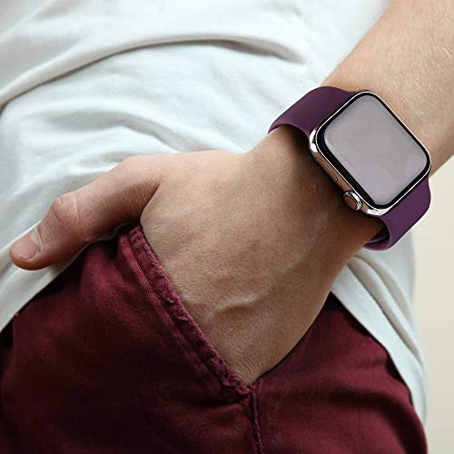 Wanme - Correa compatible para Apple Watch de 44 mm, 42 mm, 40 mm, 38 mm, clásica correa deportiva de silicona, correas de repuesto para iWatch Series 5 4 3 2 1 Wanme - Correa compatible para Apple Watch de 44 mm, 42 mm, 40 mm, 38 mm, clásica correa deportiva de silicona, correas de repuesto para iWatch Series 5 4 3 2 1