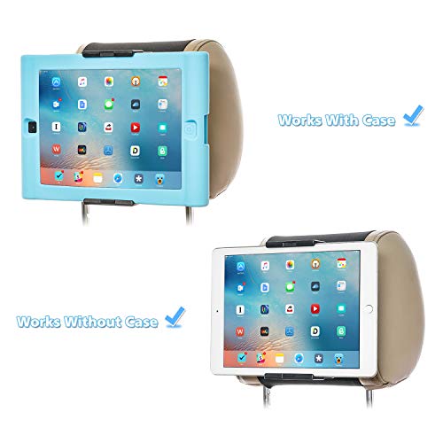 WANPOOL - Soporte para reposacabezas de vehículo, para tabletas y teléfonos con pantallas de 5 a 10,5 pulgadas, compatible con iPhone iPad Air Mini, Samsung Galaxy, Nintendo Switch WANPOOL - Soporte para reposacabezas de vehículo, para tabletas y teléfonos con pantallas de 5 a 10,5 pulgadas, compatible con iPhone iPad Air Mini, Samsung Galaxy, Nintendo Switch