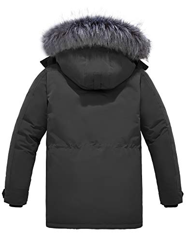Wantdo Parka Gruesa Capucha Desmontable con Pelo Chaquetas de Lana Resistente al Agua Abrigo Casual Bolsillos Múltiples Abrigo Ajustado con Cinturón Hombre Azul Oscuro X-Large Wantdo Parka Gruesa Capucha Desmontable con Pelo Chaquetas de Lana Resistente al Agua Abrigo Casual Bolsillos Múltiples Abrigo Ajustado con Cinturón Hombre Azul Oscuro X-Large