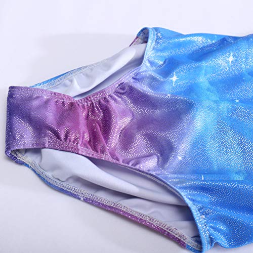 WanYangg Niñas Gimnasia Leotard,Ballet Danza Leotard Danza Elástico Rayas Colorido metálico Gimnasia Leotardo Clásico Ballet sin Mangas/Manga Larga WanYangg Niñas Gimnasia Leotard,Ballet Danza Leotard Danza Elástico Rayas Colorido metálico Gimnasia Leotardo Clásico Ballet sin Mangas/Manga Larga