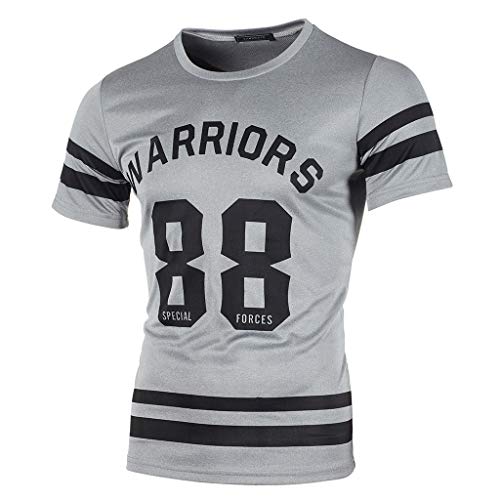 waotier 2019 Ropa De Hombre Camiseta De Manga Corta con Estampado De Letras para Hombre De Verano para Hombre waotier 2019 Ropa De Hombre Camiseta De Manga Corta con Estampado De Letras para Hombre De Verano para Hombre