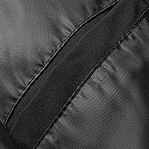 waotier Abrigo para Hombre Casual de Invierno con Capucha de Color sólido Escudo Cazadora De Espesor Cortavientos algodón de Gran Tamaño
