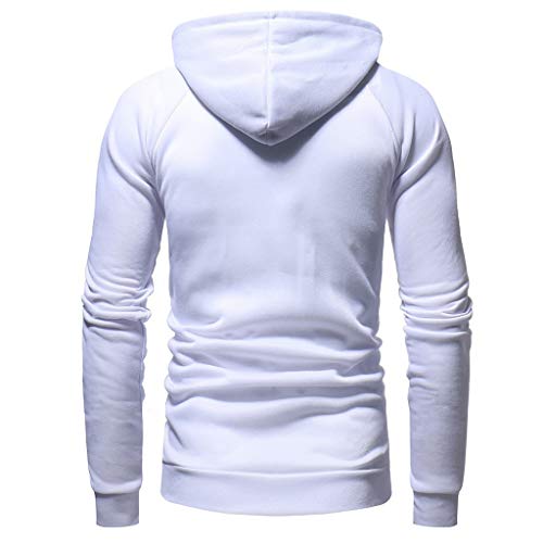 waotier Suéter Deportivo Sudadera con Capucha Cremallera para Hombre Manga Larga Traje de Color sólido Comercio Exterior Servicio a Domicilio Pijamas